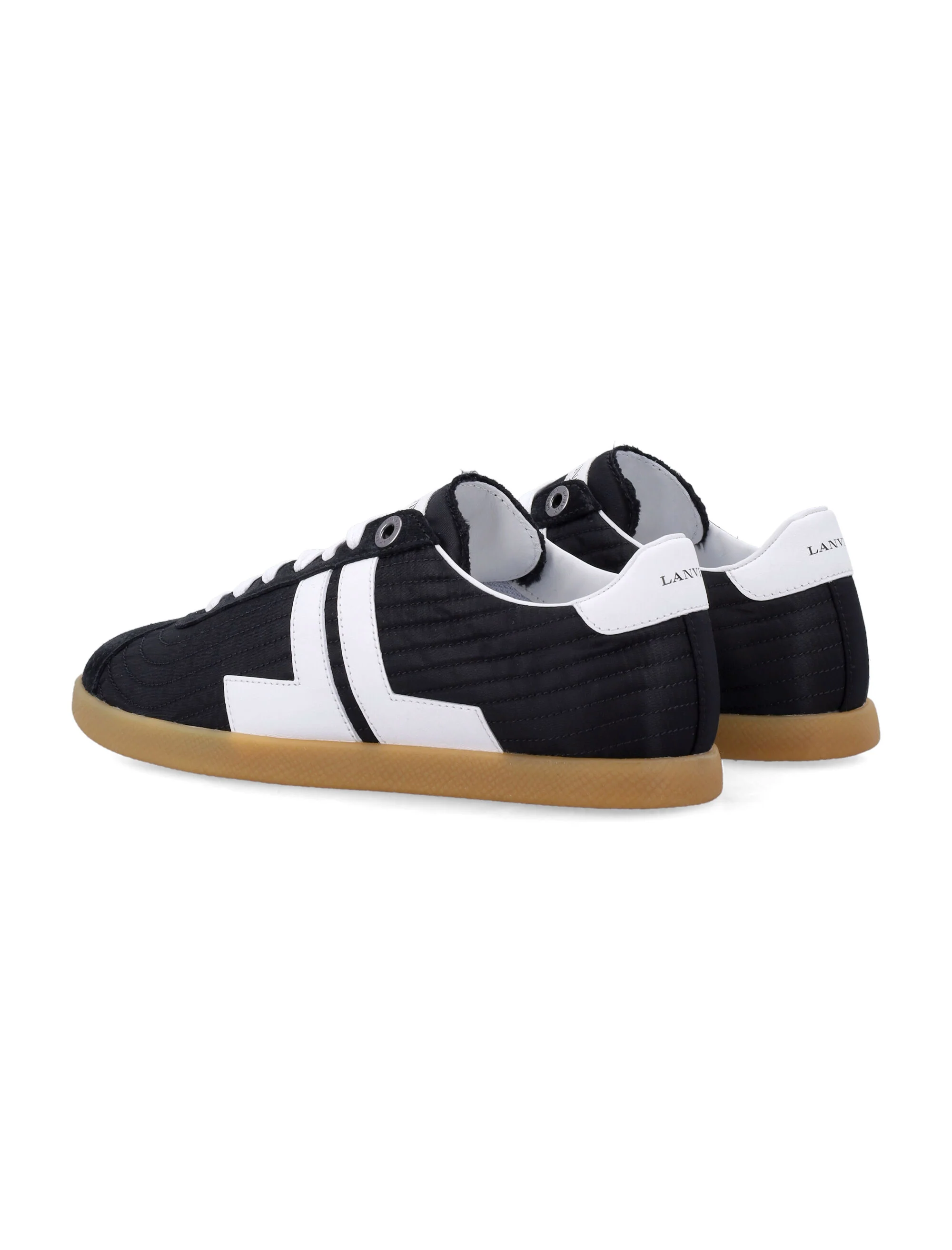 Lanvin The Glen Quilted Technical Low-Top Sneakers with Contrast Inserts - Image 4