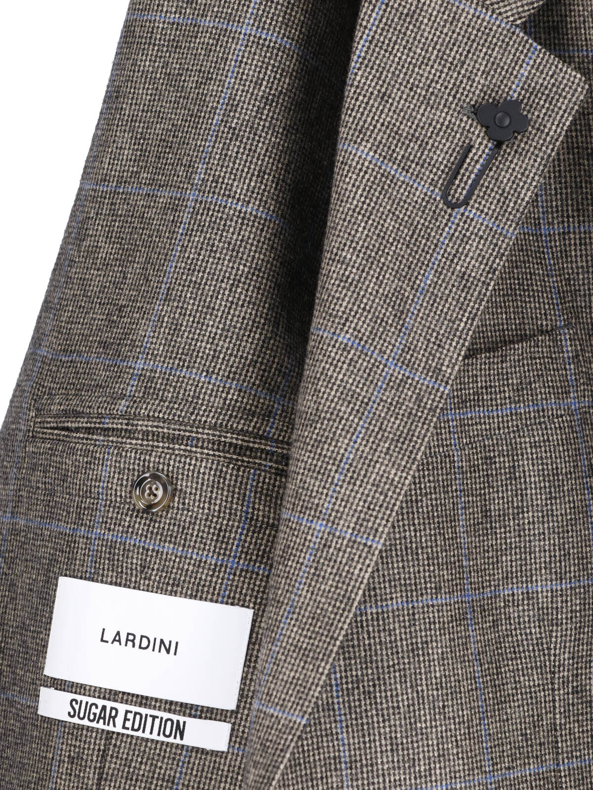 Lardini Men's 100% Wool Patterned Jacket - Image 3
