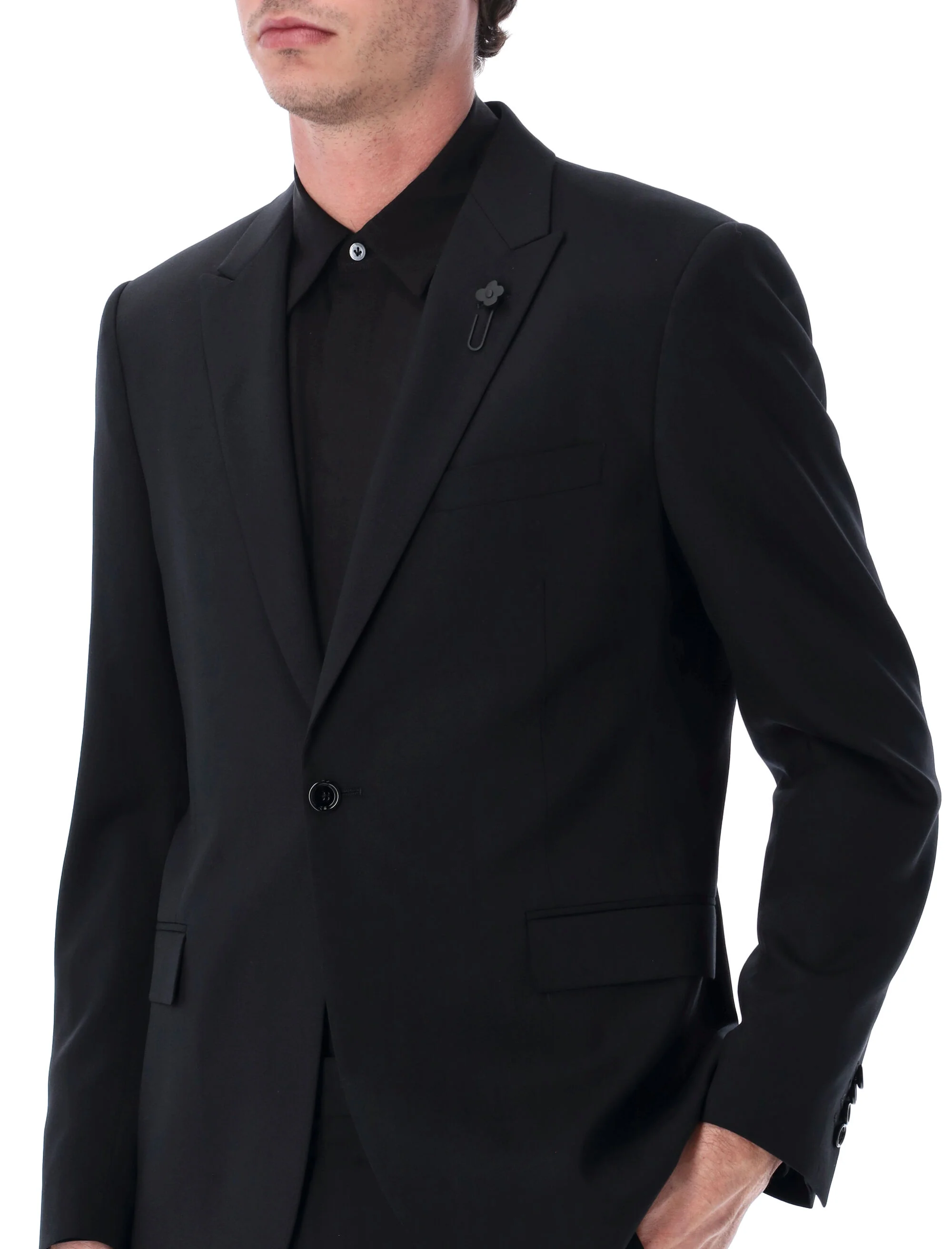 Lardini Traje Con Prendedor En la Solapa - Image 3