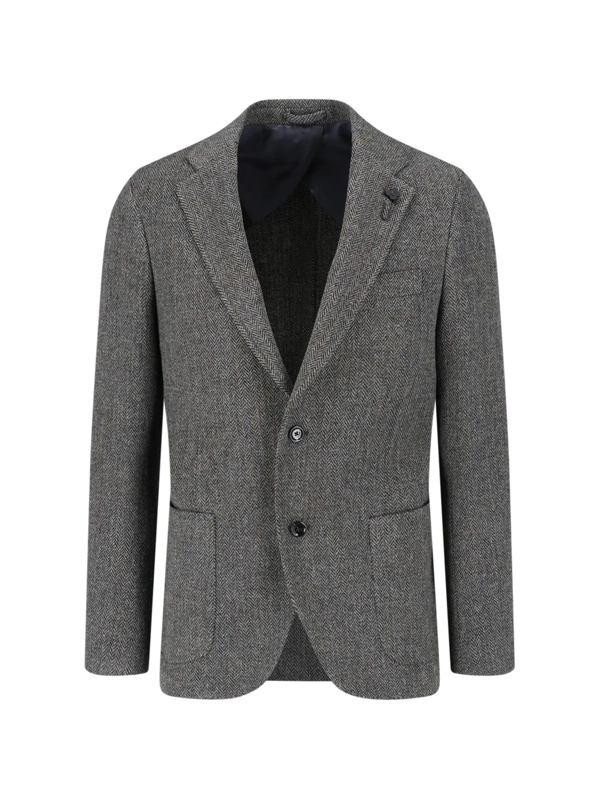 Lardini Wool-Blend Tailored Jacket for Men