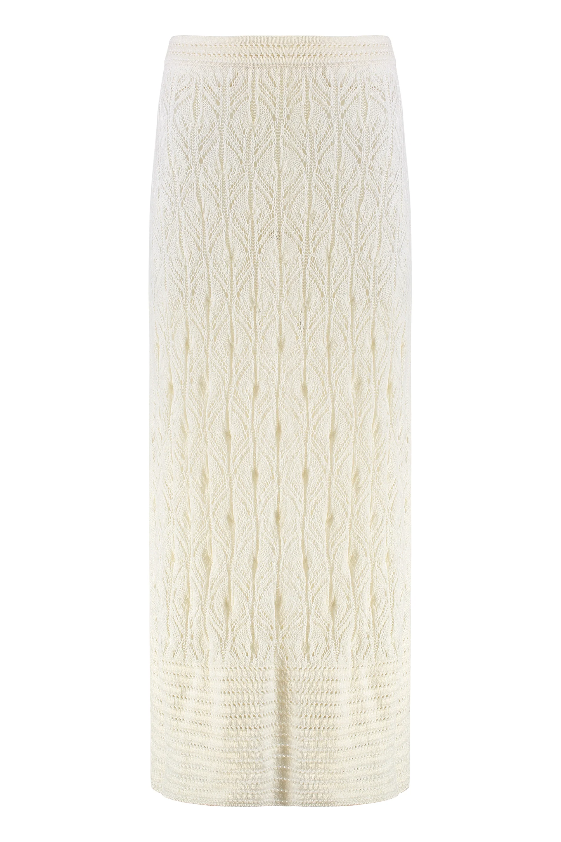 Le Kasha Amon Crochet-knit Maxi Skirt