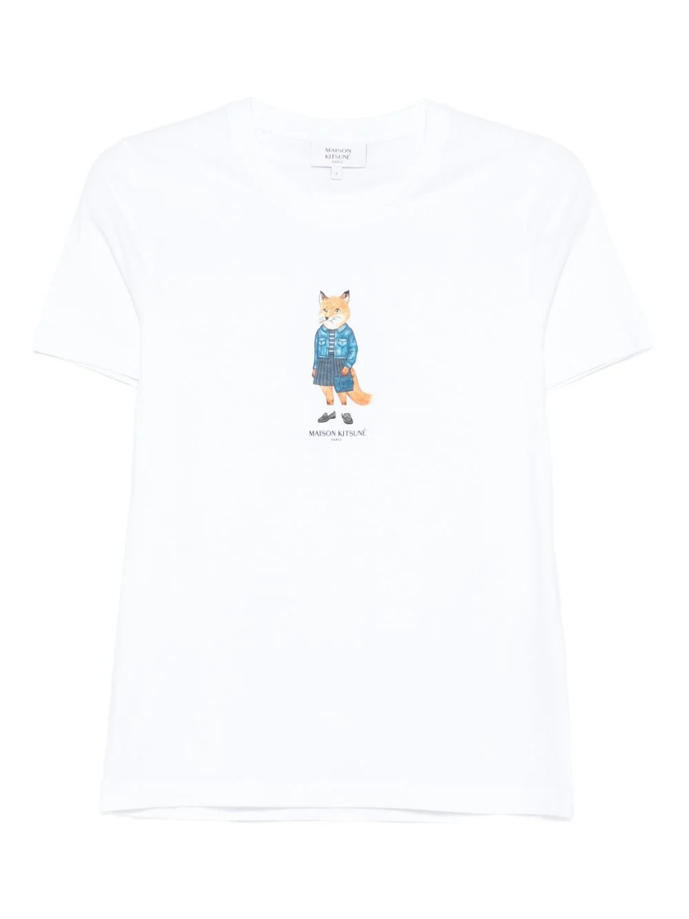 Maison Kitsune Dressed Fox Cotton T-Shirt