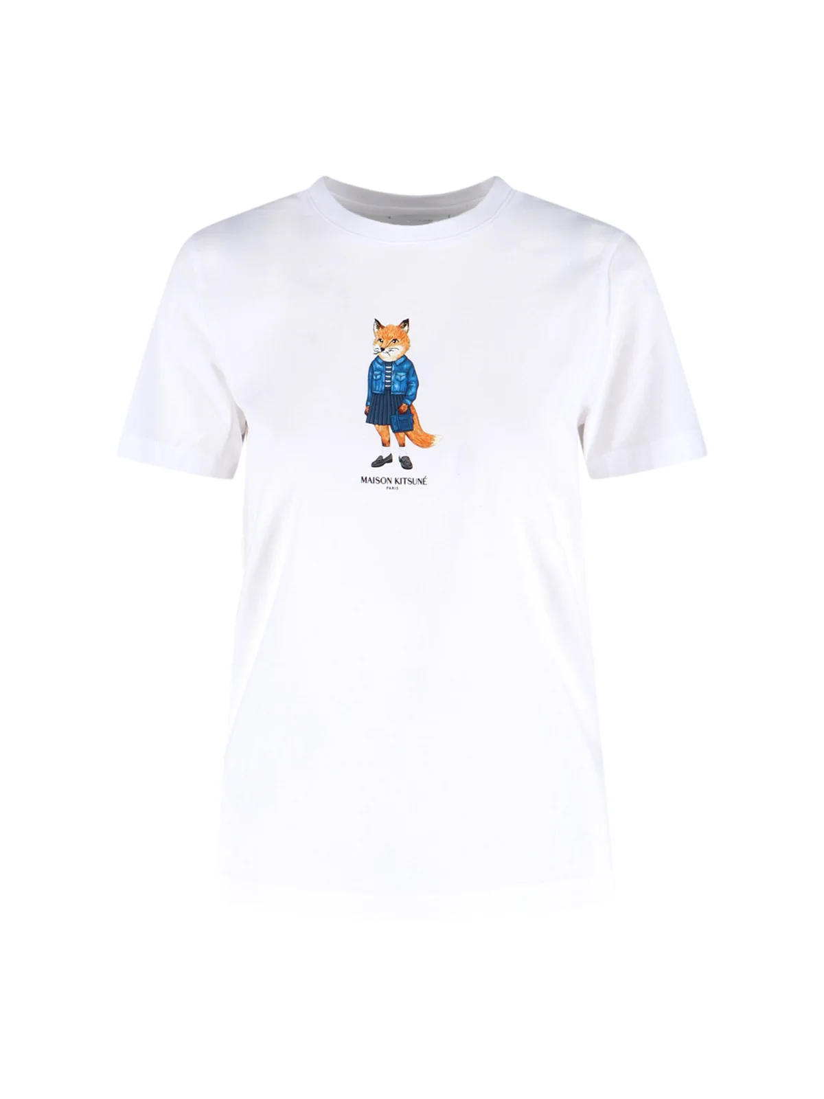 Maison Kitsune Dressed Fox Cotton T-Shirt - Image 2
