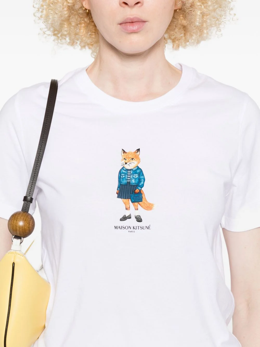 Maison Kitsune Dressed Fox Cotton T-Shirt - Image 4