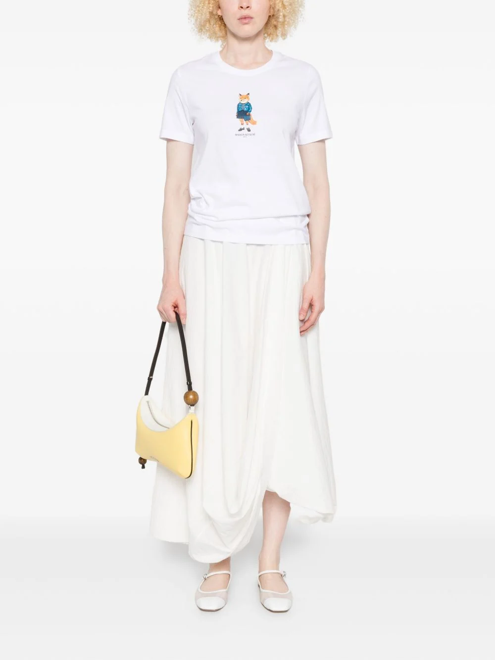Maison Kitsune Dressed Fox Cotton T-Shirt - Image 6