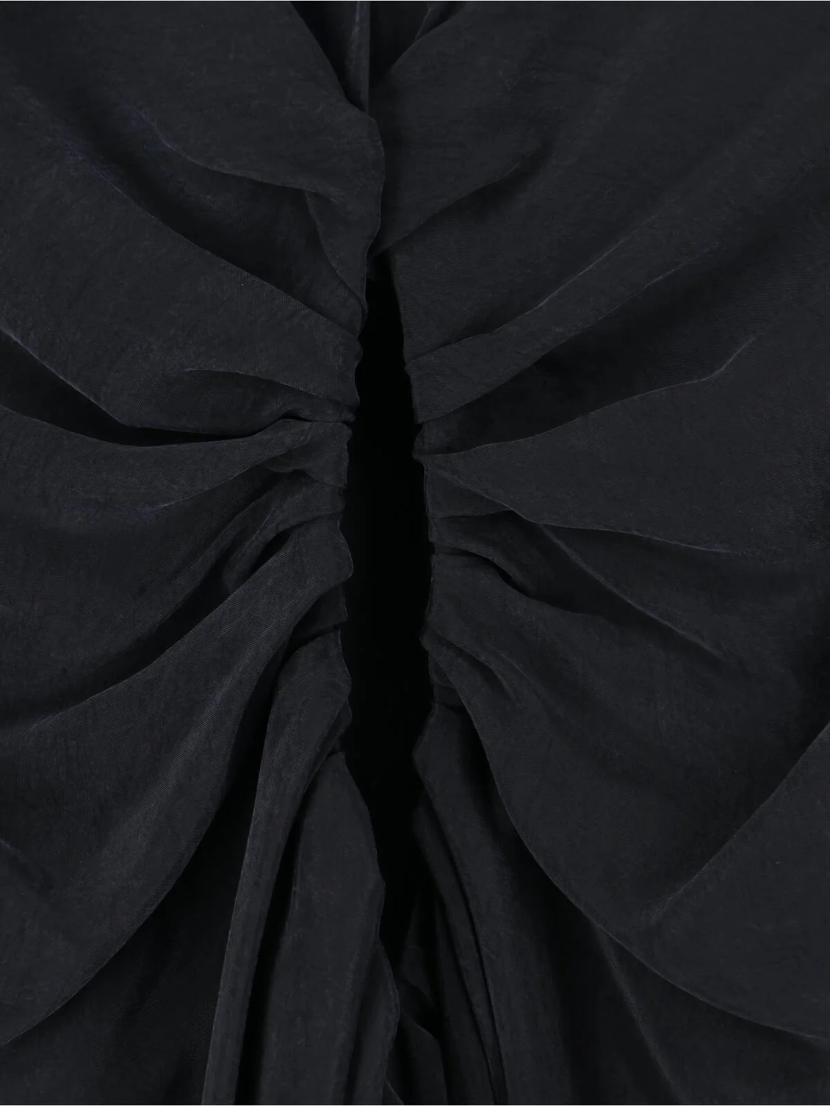Maison Margiela 100% Cupro Draped Midi Dress - Image 5