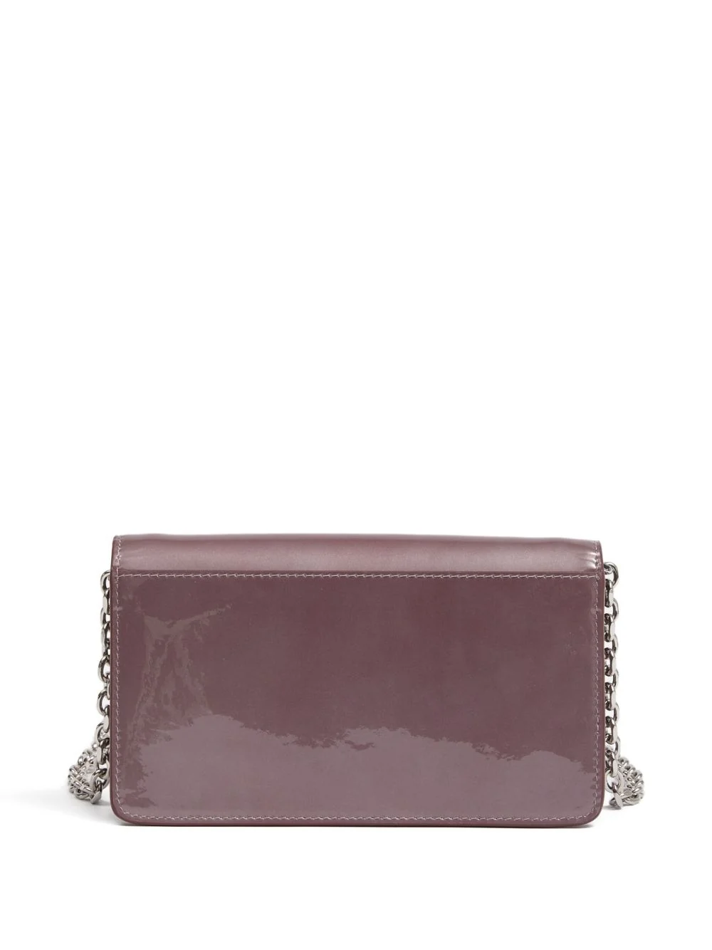 Maison Margiela 11 cm Mini Patent Leather Shoulder Bag with Detachable Chain Strap - Image 2