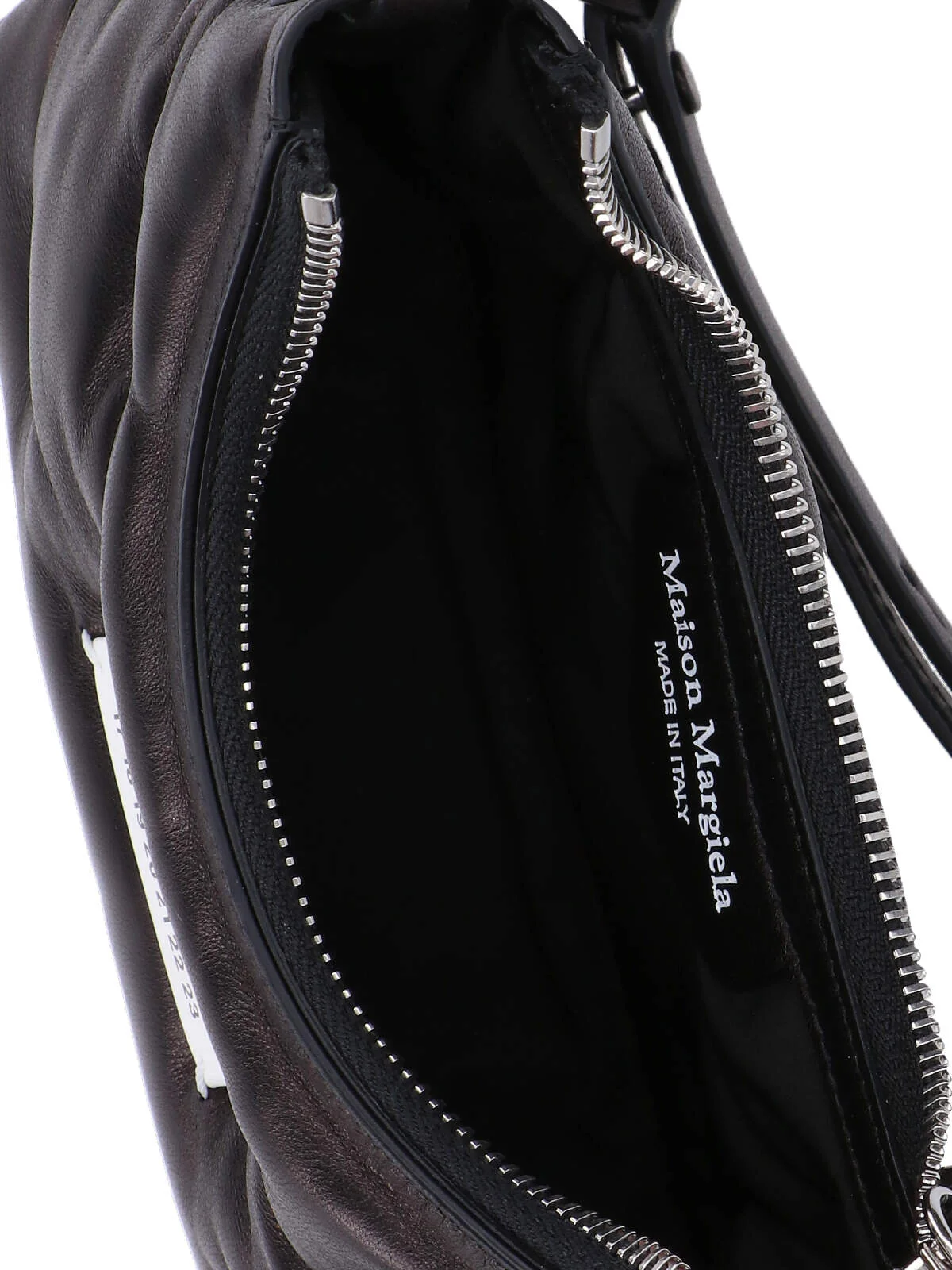 Maison Margiela Leather Mini Handbag with Brass Hardware - Image 7