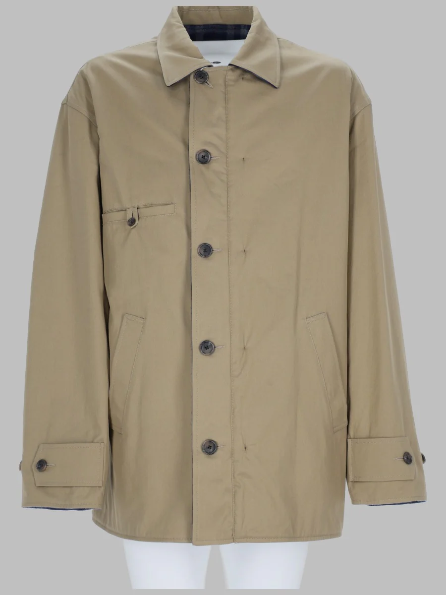Maison Margiela Men's Cotton-Blend Sports Jacket Made in Italy - Image 4
