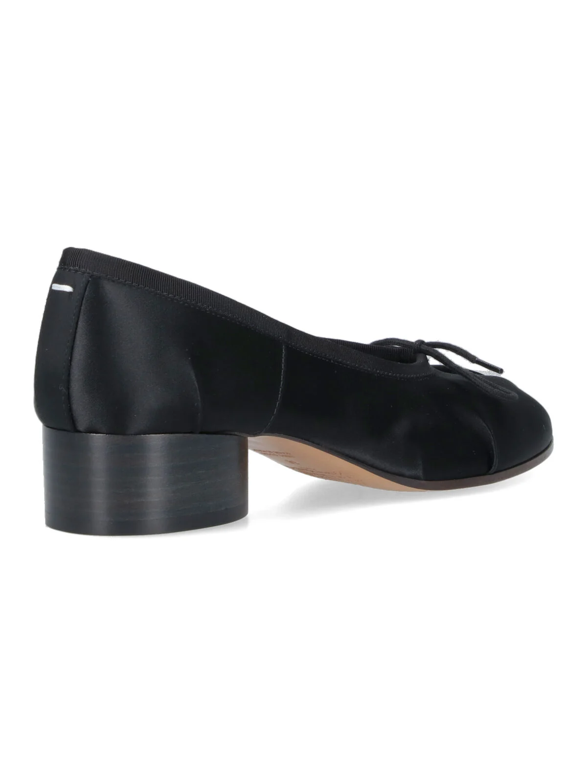 Maison Margiela Women’s Cotton-Blend and Leather Flat Shoes - Image 4