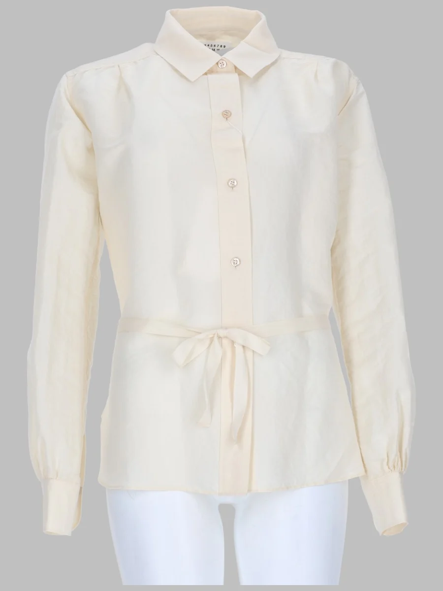 Maison Margiela Women’s Silk-Cotton Shirt