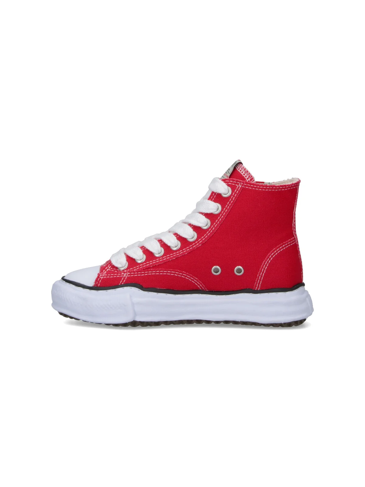 Maison Mihara Yasuhiro Unisex Cotton-Upper Sneakers with Rubber Sole - Image 3