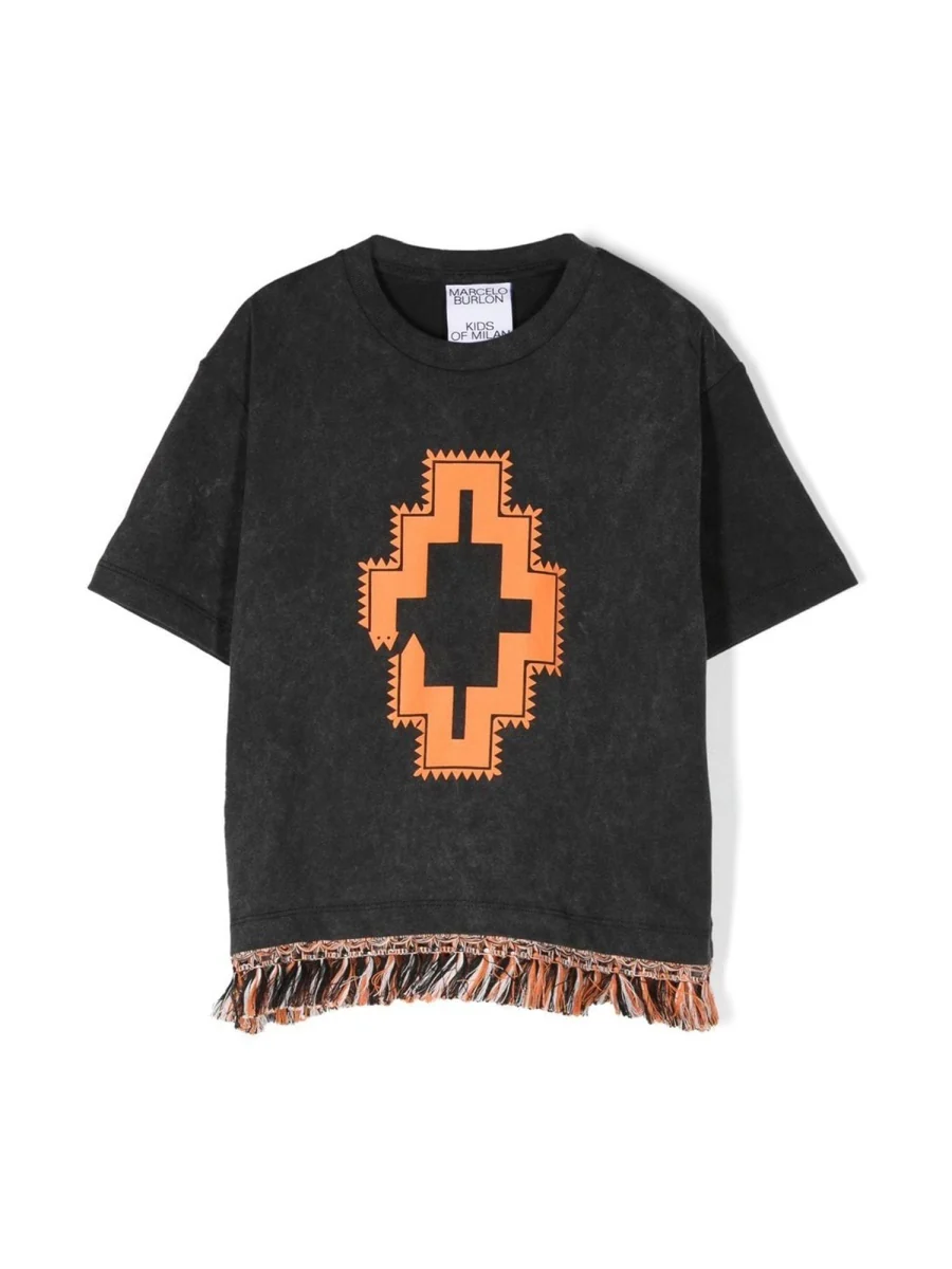 Marcelo Burlon County Of Milan Mini Stylish Girls' T-Shirt