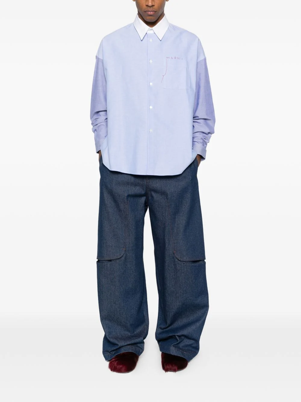 Marni Lightweight Button-Up Shirt for Men - Image 2