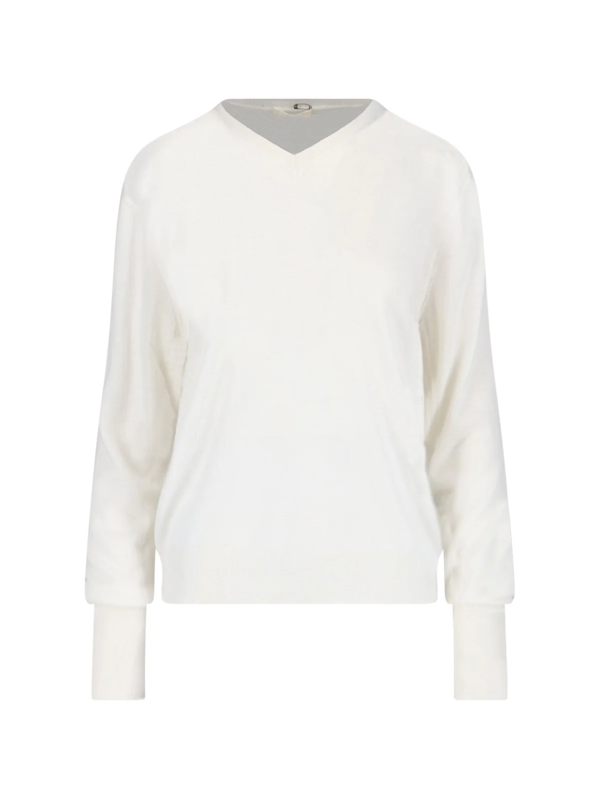 Ma'ry'ya Soft Natural Wool & Silk Cashmere Sweater