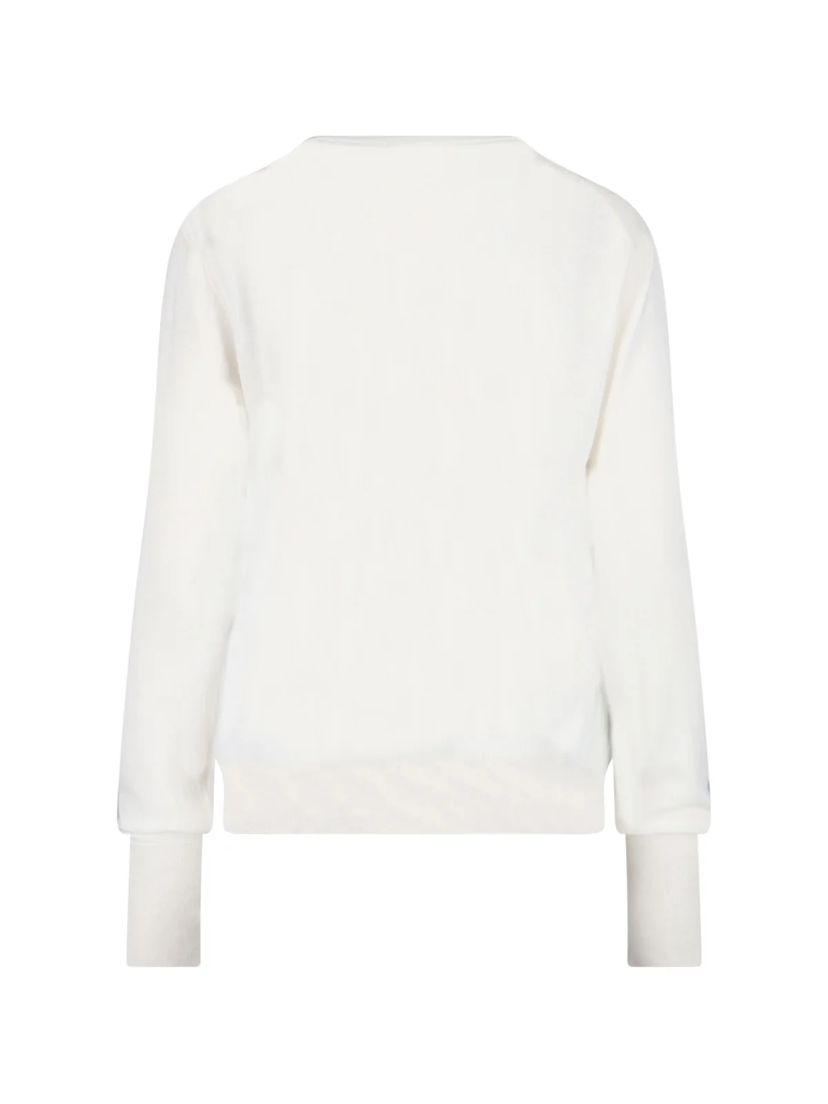 Ma'ry'ya Soft Natural Wool & Silk Cashmere Sweater - Image 2