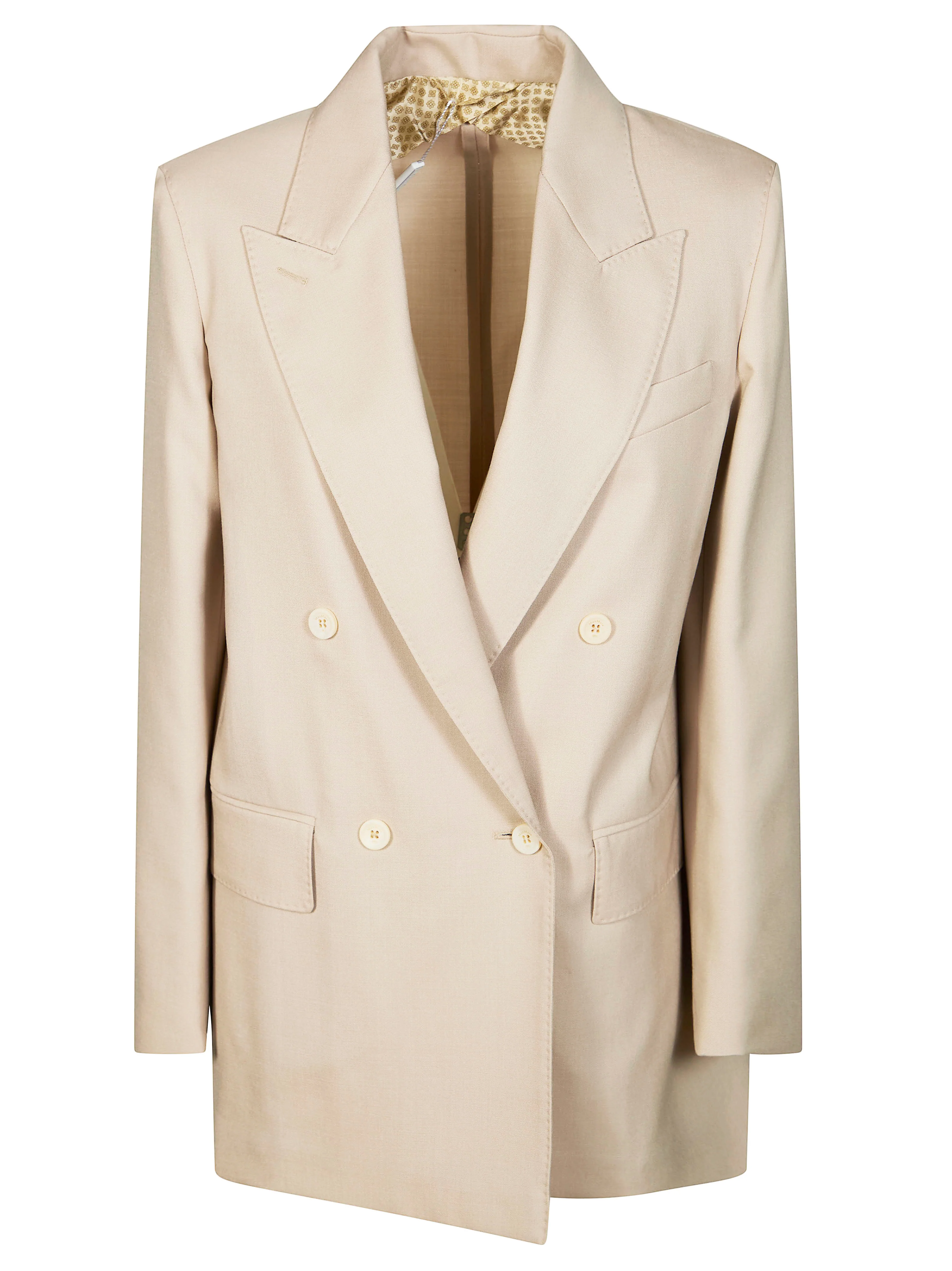 Max Mara Double-Breasted Wool Blazer Jacket
