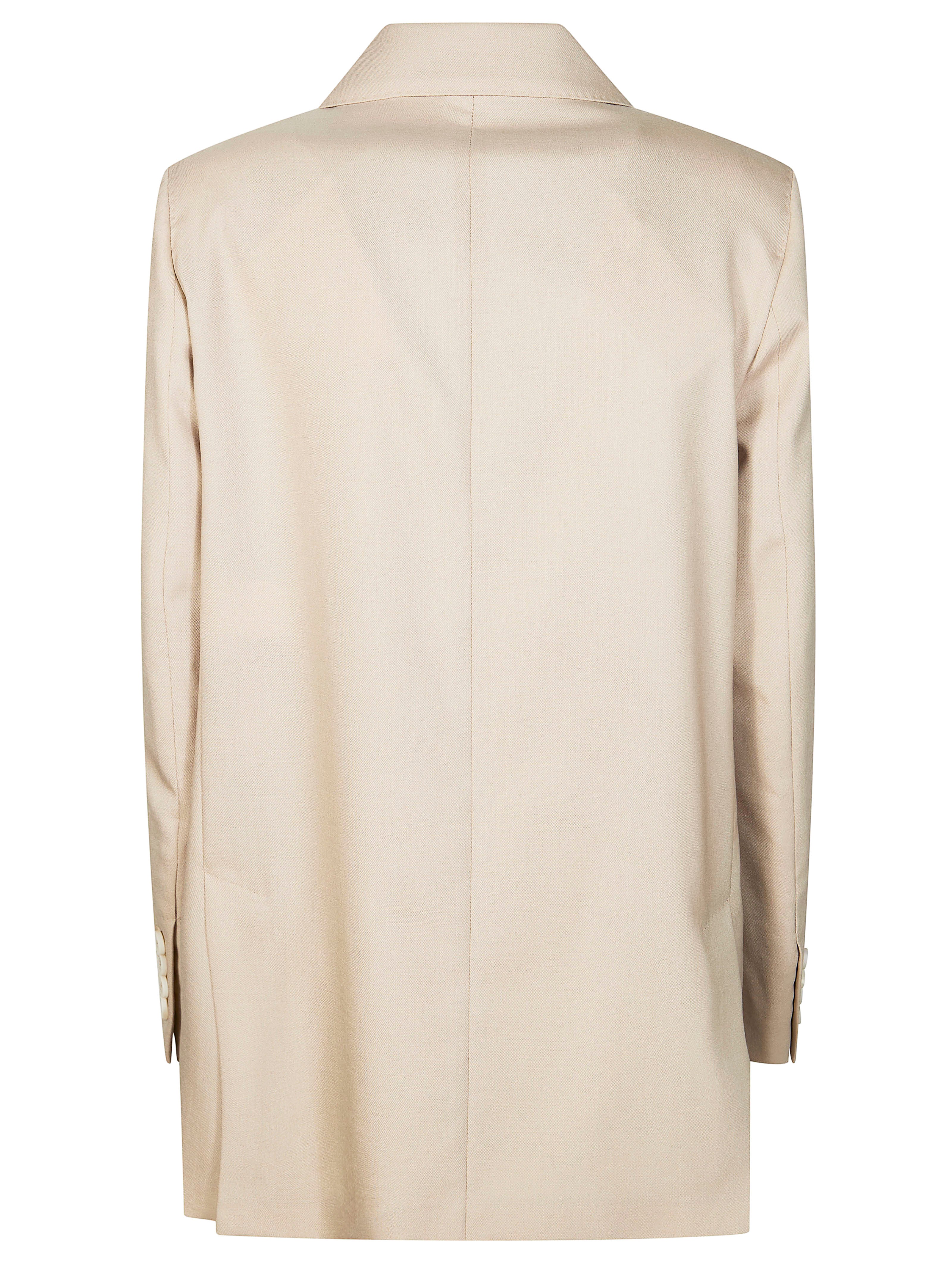 Max Mara Double-Breasted Wool Blazer Jacket - Image 2