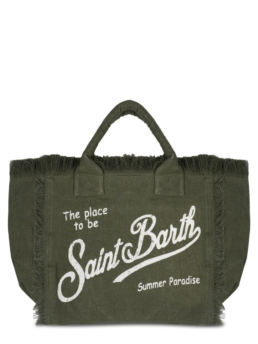 Mc2 Saint Barth 100% Linen Handbag - Image 2