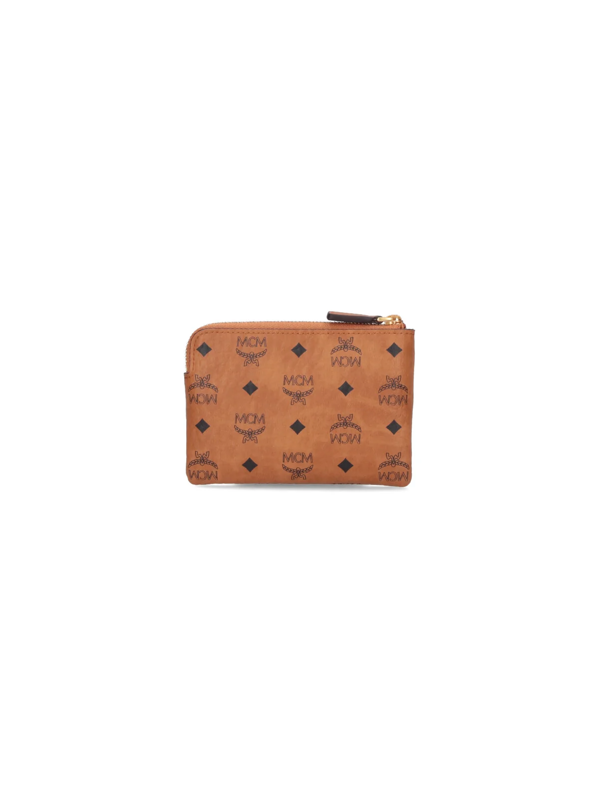 Mcm Compact Cowhide-Trim Wallet for Women - Image 3