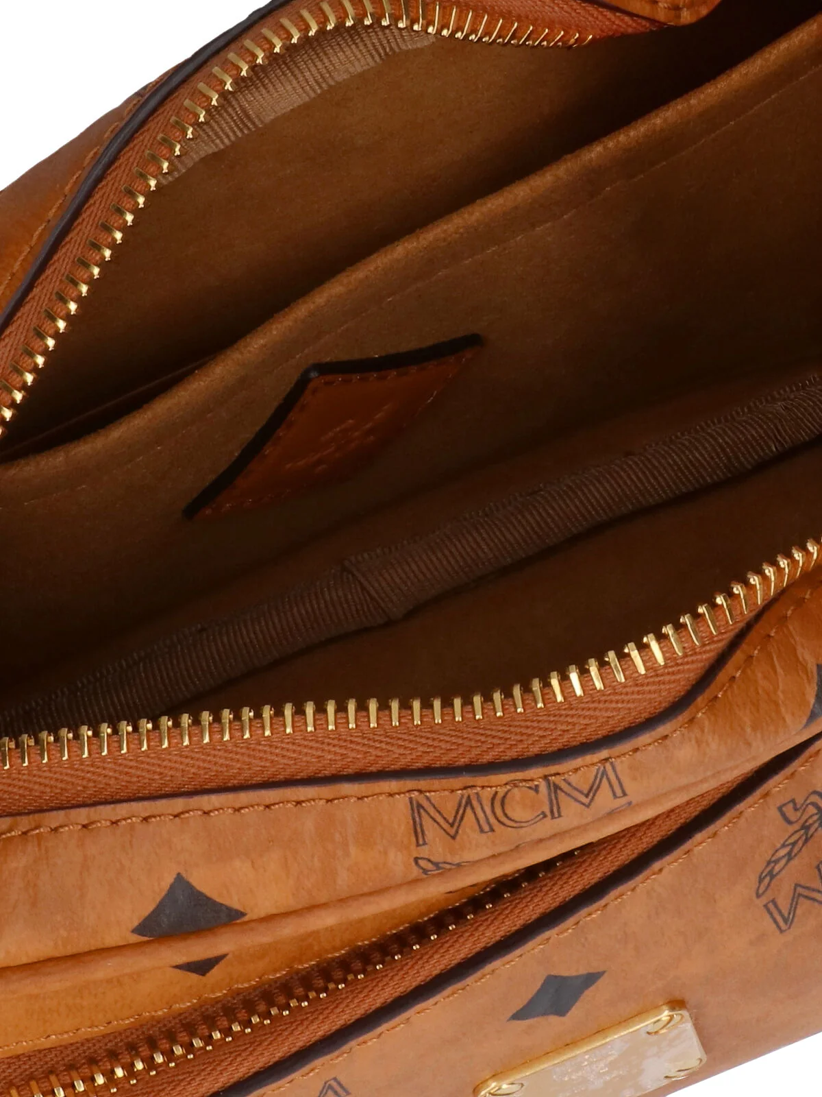 Mcm Mini Crossbody Bag with Cowhide Trim for Men - Image 4