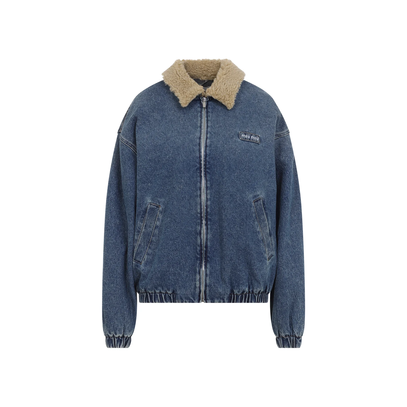 Miu Miu Cotton Bomber Blouson Jacket - Image 2