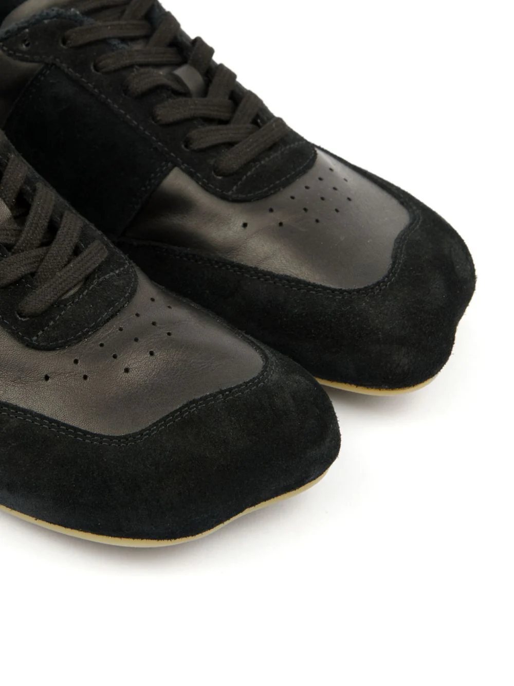 MM6 MAISON MARGIELA Calf Leather Slim Sneakers - Image 5