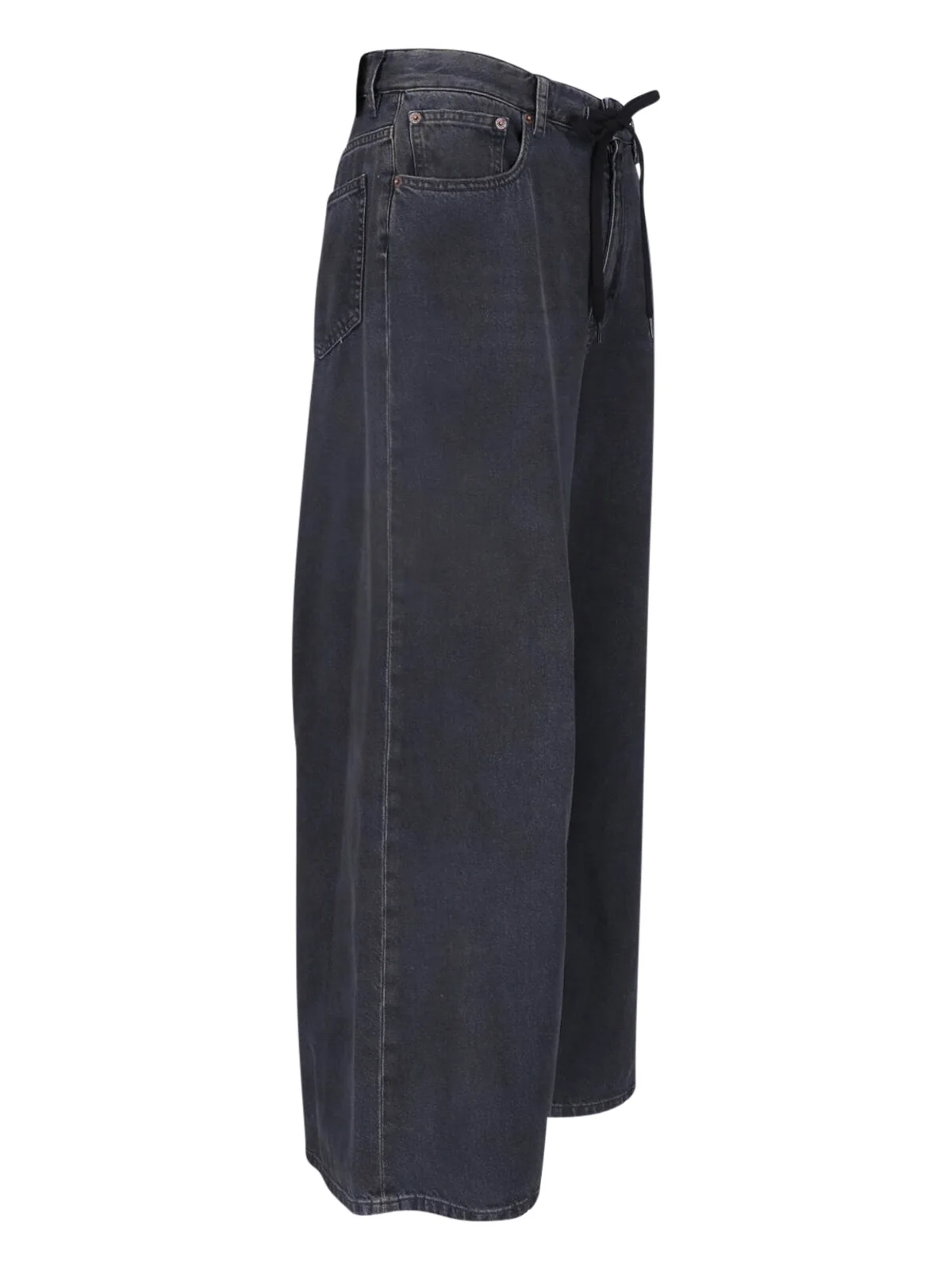 Mm6 Maison Margiela Cotton Denim Jeans with Pocket Lining - Image 3