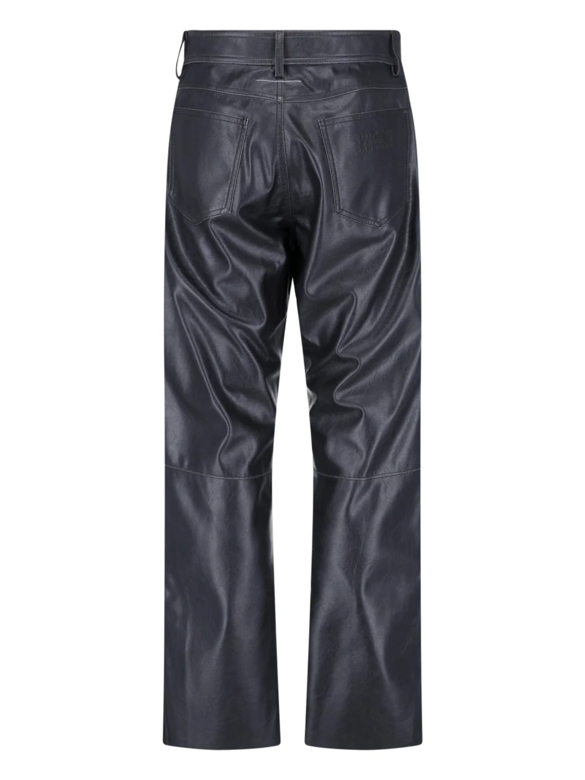 Mm6 Maison Margiela Men’s Coated Polyester Jeans with Cotton Pocket Lining - Image 2