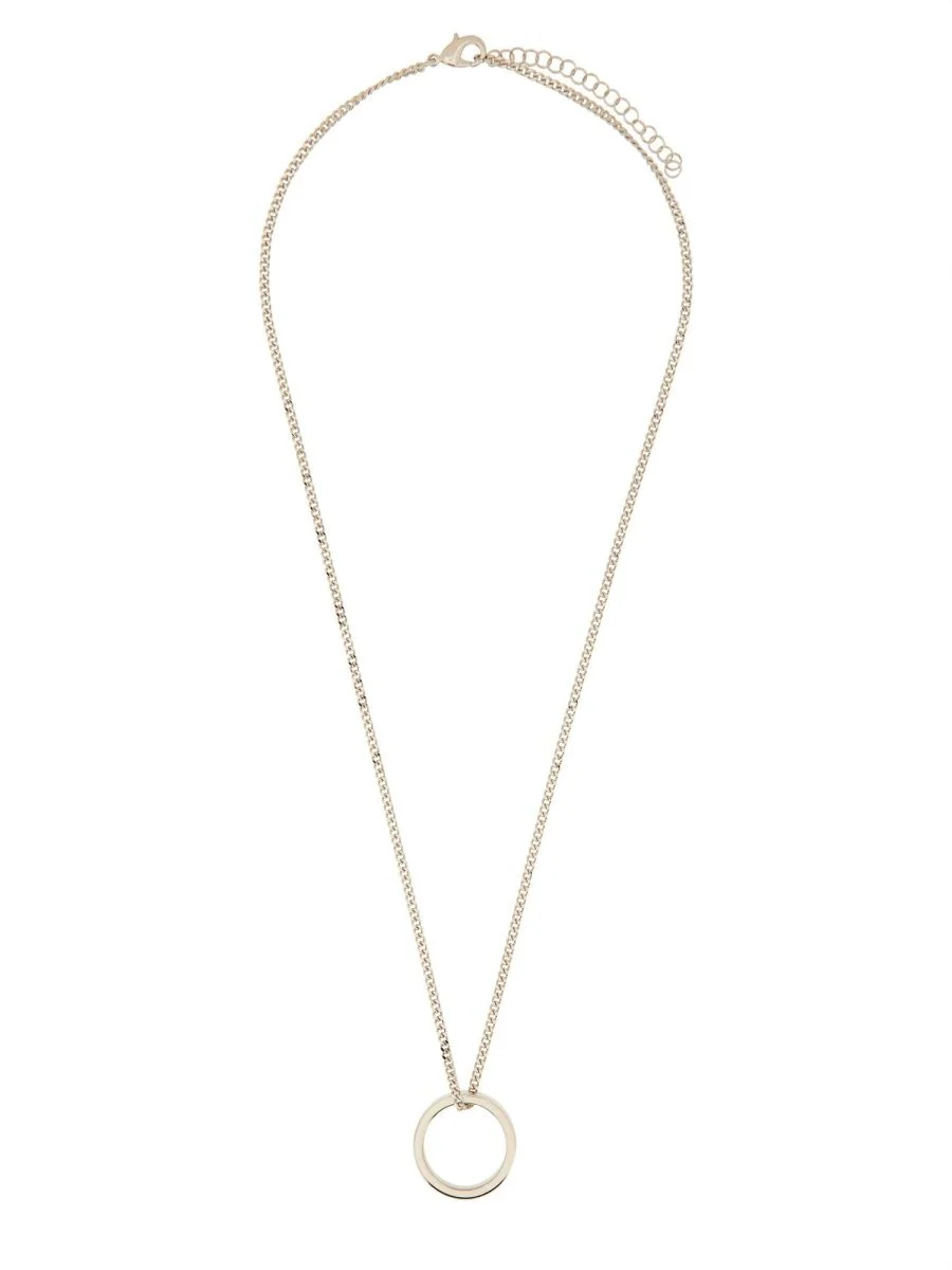 Mm6 Maison Margiela MM6 Inspired Minimal Logo Mini 6mm Pendant Ring