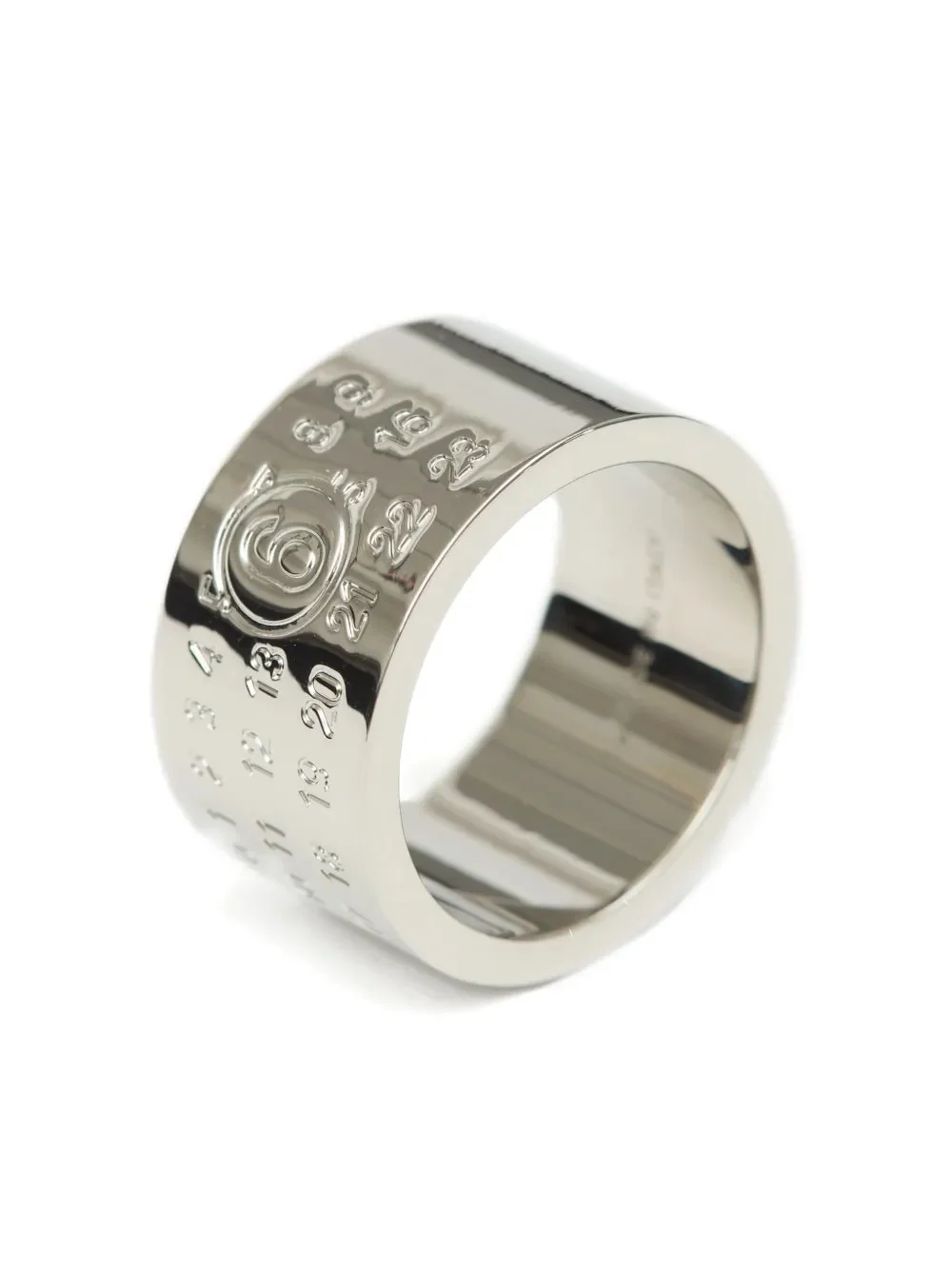 Mm6 Maison Margiela MM6 Minimal Logo Mini 12mm Ring - Image 2