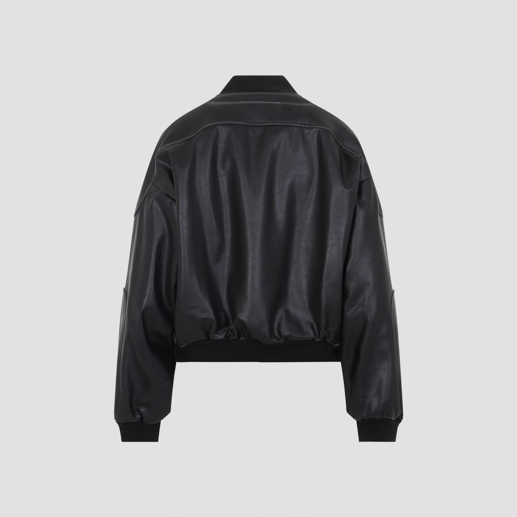 MM6 Maison Margiela? No brand—Bomber Jacket in Artificial Leather, 100% Polyester - Image 4