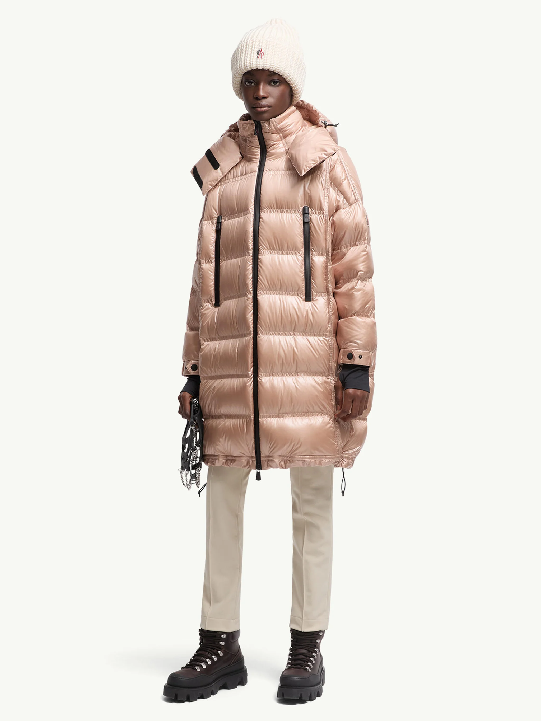 Moncler Detachable and Adjustable Hood Water-Resistant Coat in Size 1 - Image 2