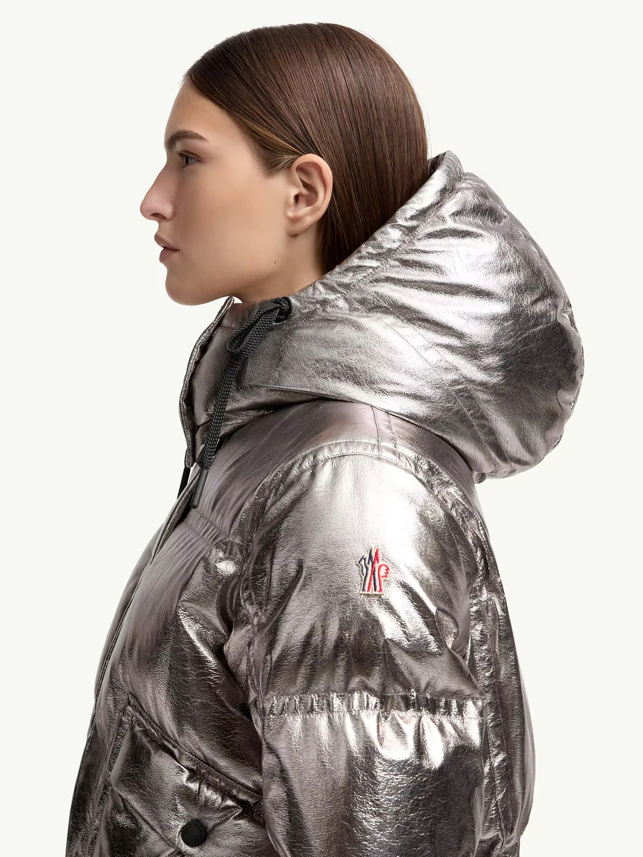 Moncler Down-Filled Adjustable Hooded Coat - Size 0 - Image 7
