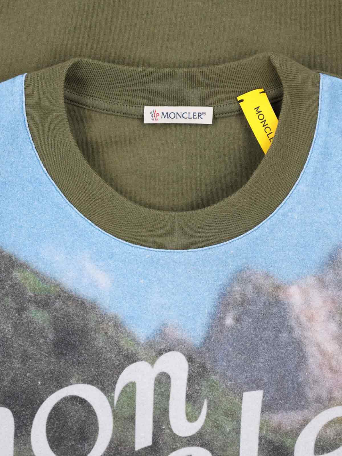 Moncler Genius Cotton Logo T-Shirt for Men - Image 5
