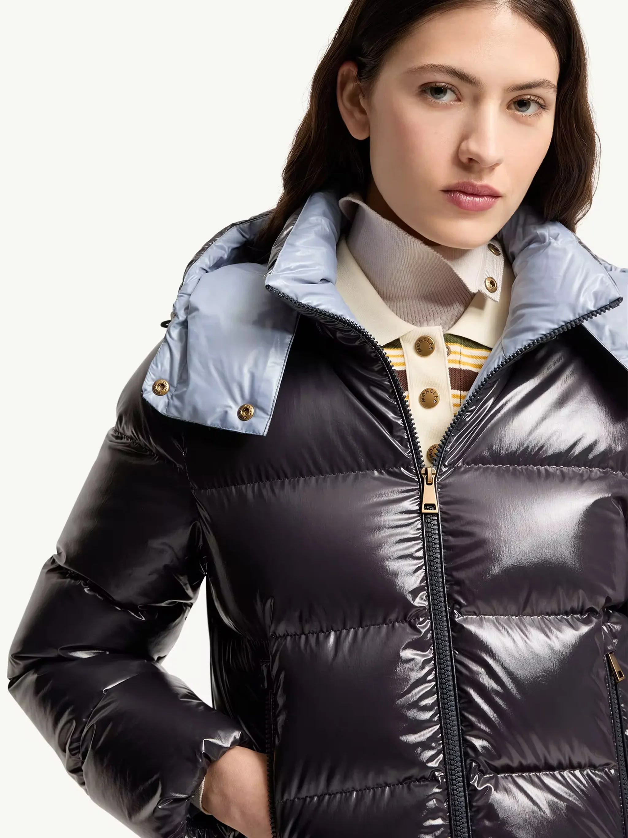 Moncler Mini Down-Filled Coat with Adjustable Hood - Size 0 - Image 3