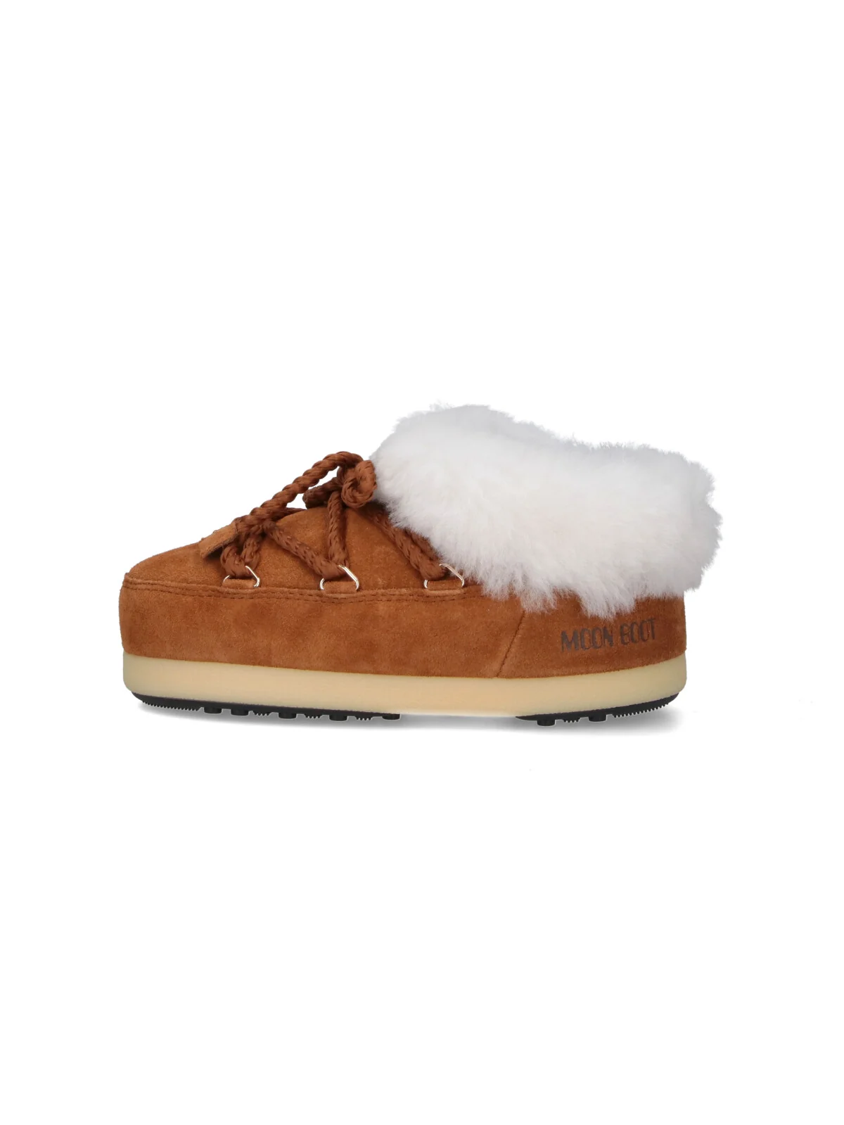 Moon Boot Shearling-Lined Suede Boots - Image 3