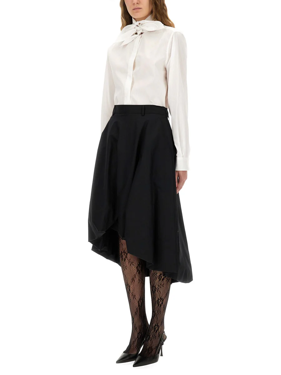 MOSCHINO COUTURE Cotton Poplin Jacquard Shirt - Image 6