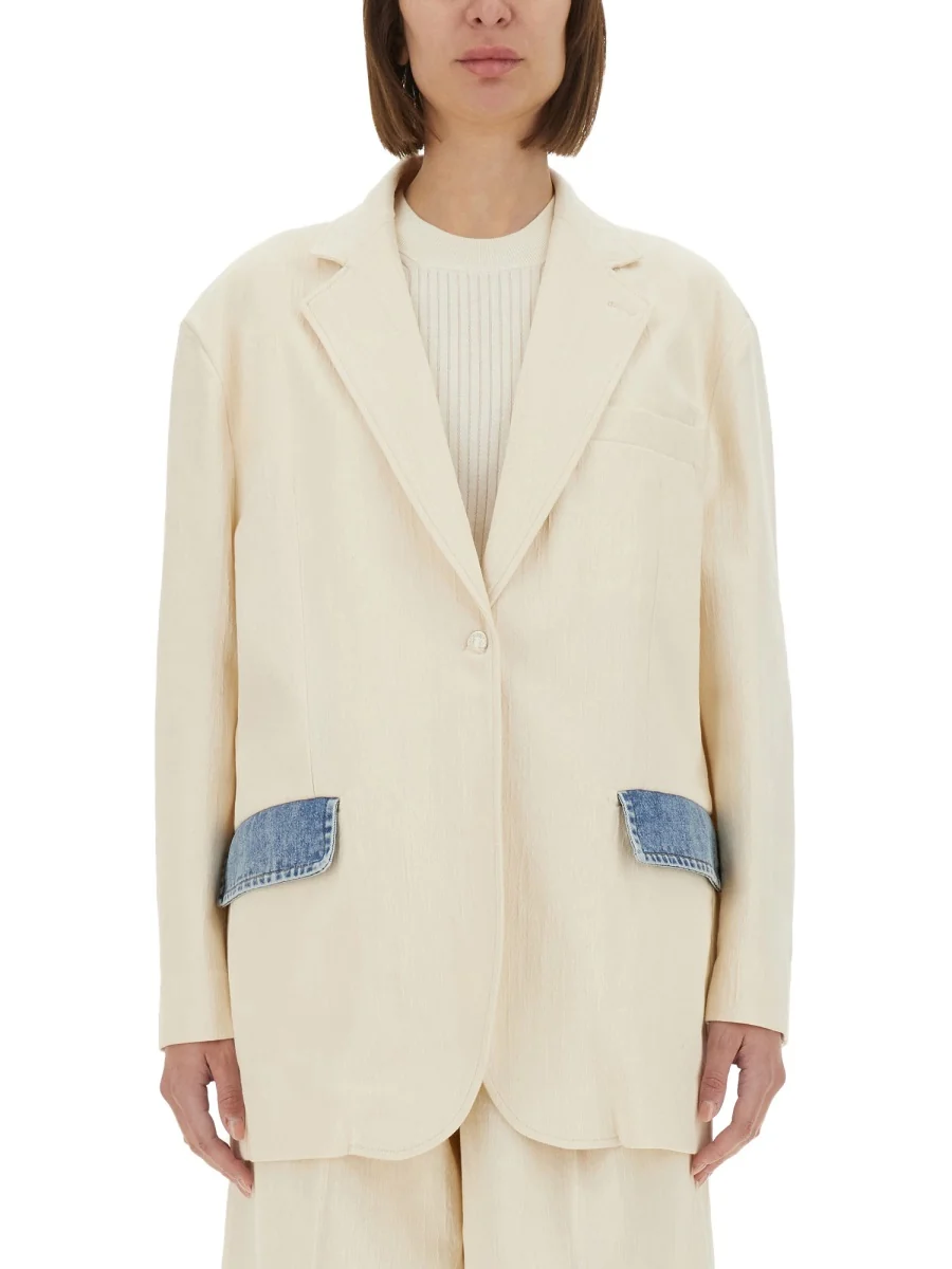 MOSCHINO JEANS COTTON "URBAN" JACKET