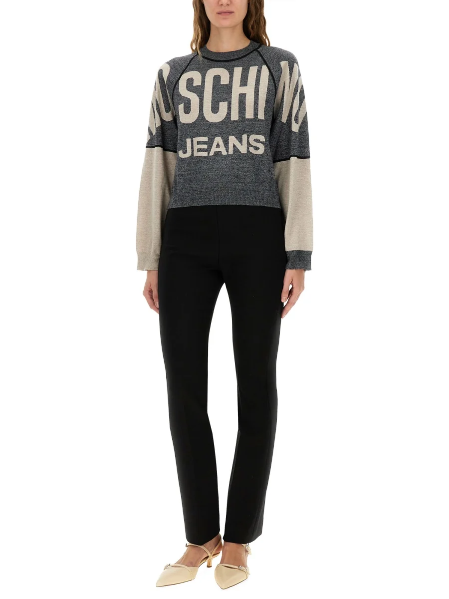 Moschino Jeans Inlaid Logo T-Shirt - Image 2