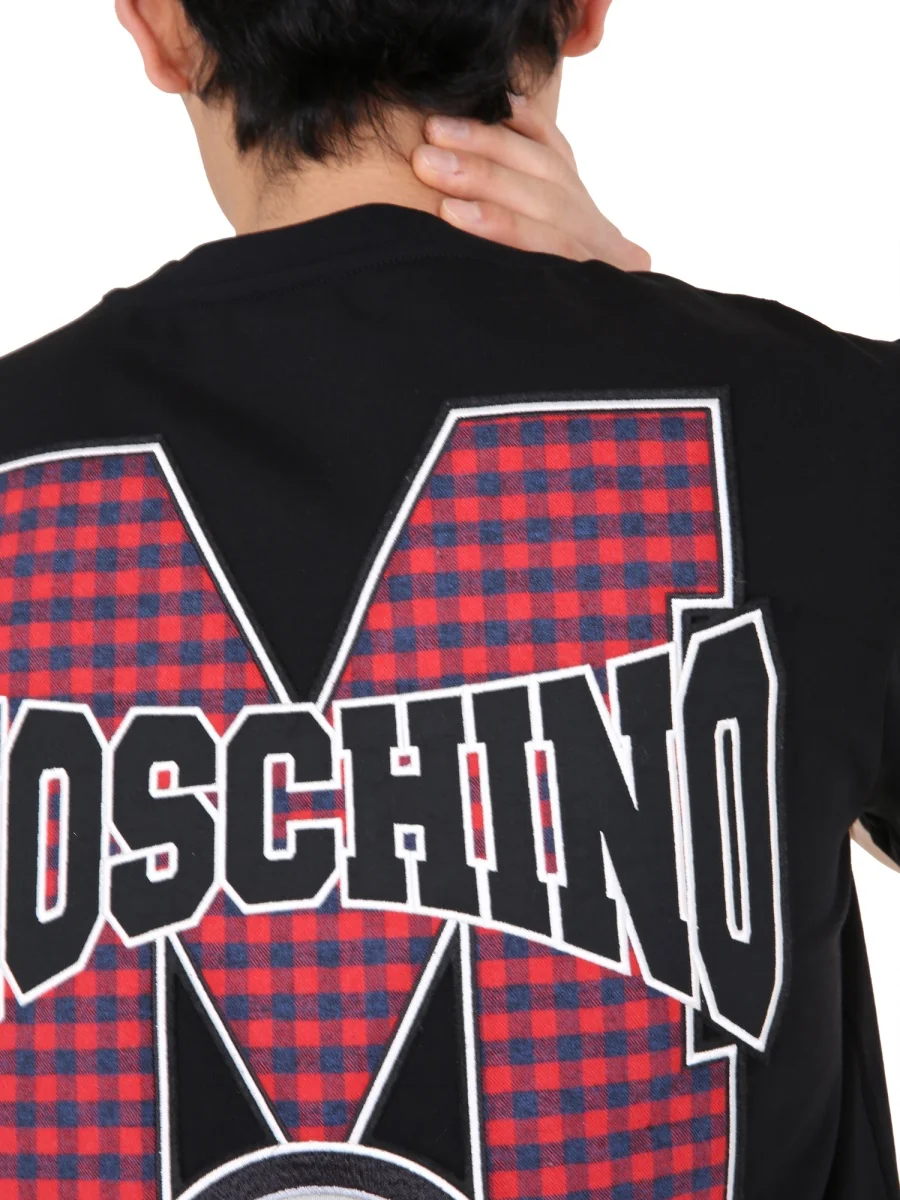 MOSCHINO Logo Patch T-shirt - Image 4