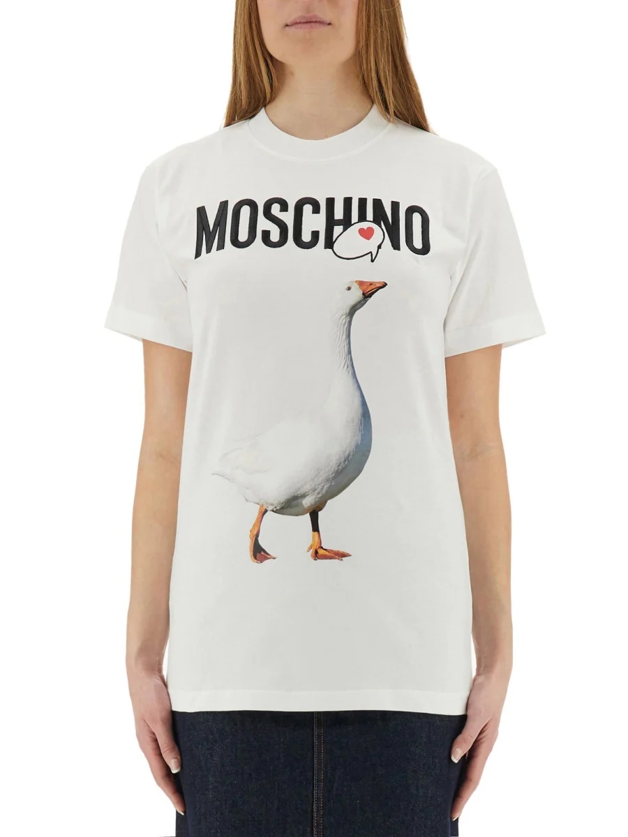 MOSCHINO Logo-print T-shirt