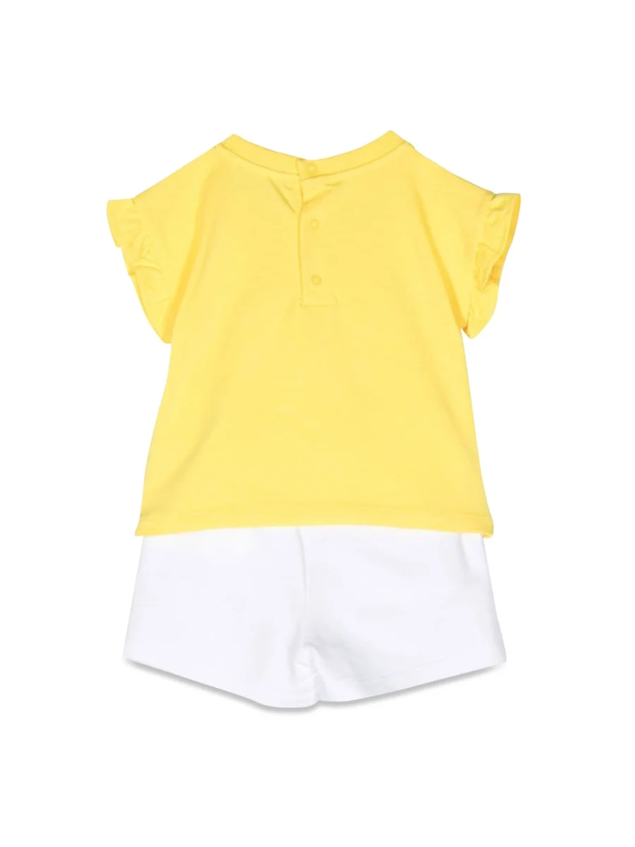 Moschino Mini T-Shirt and Shorts Set for Girls - Image 2