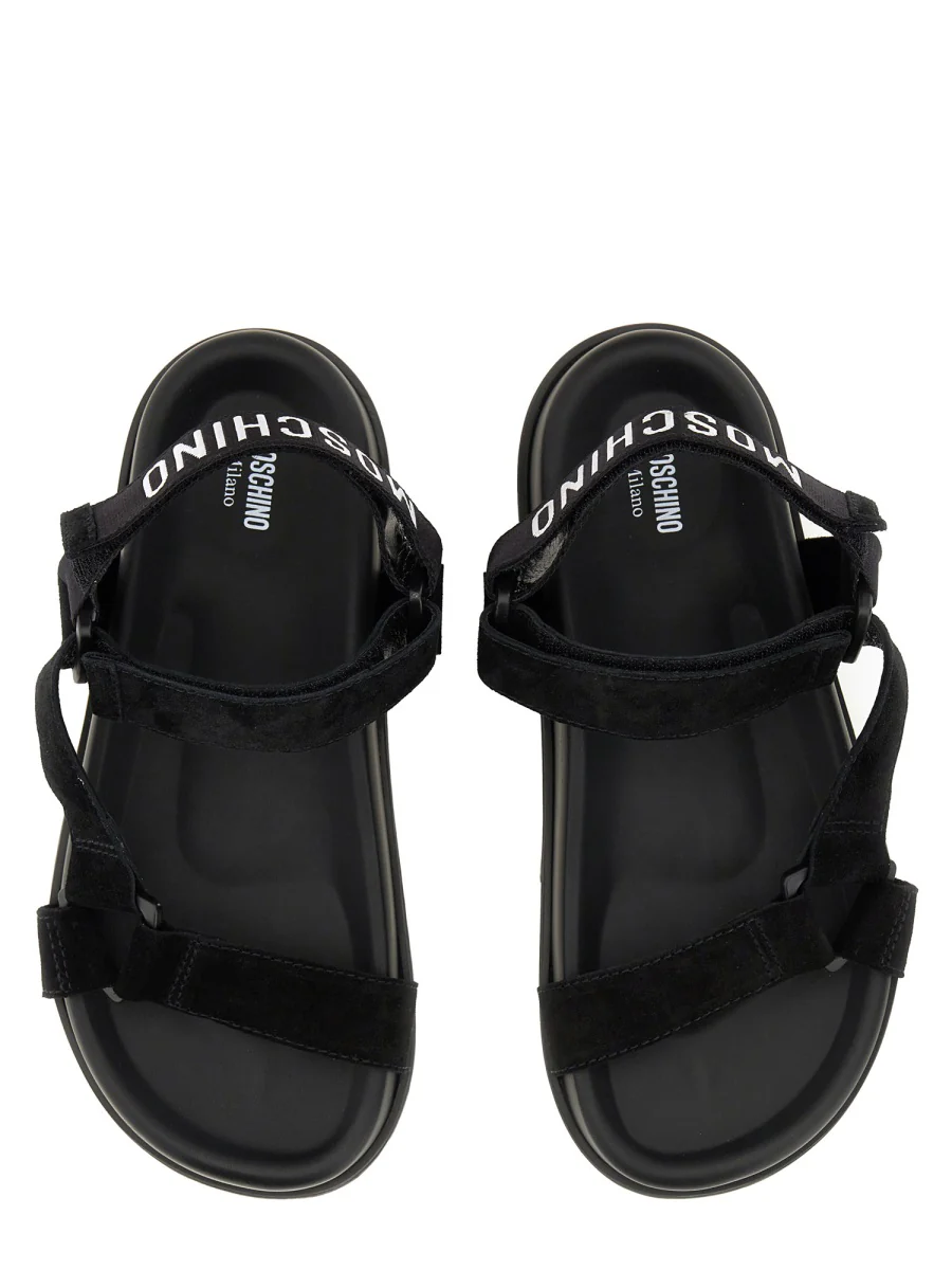 MOSCHINO Sandal with Logo - Women - Image 7