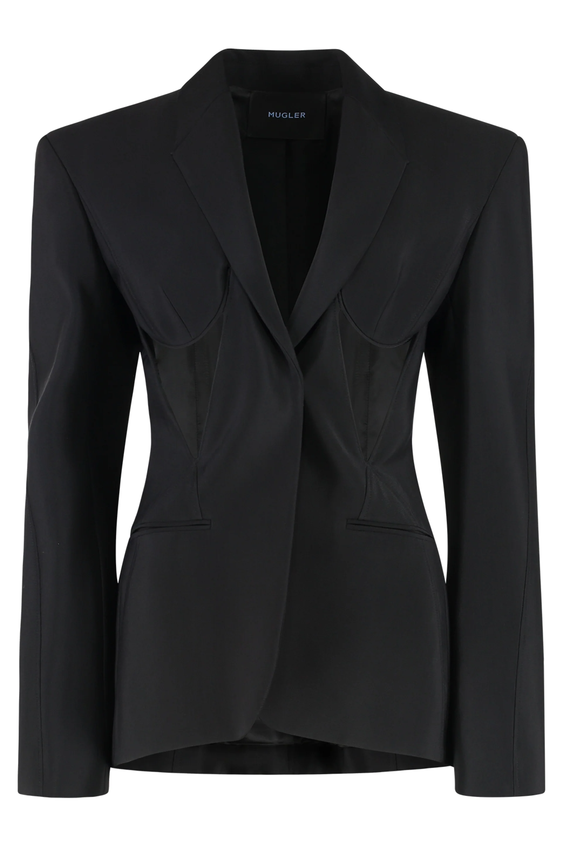 Mugler Single-Breasted One-Button Jacket