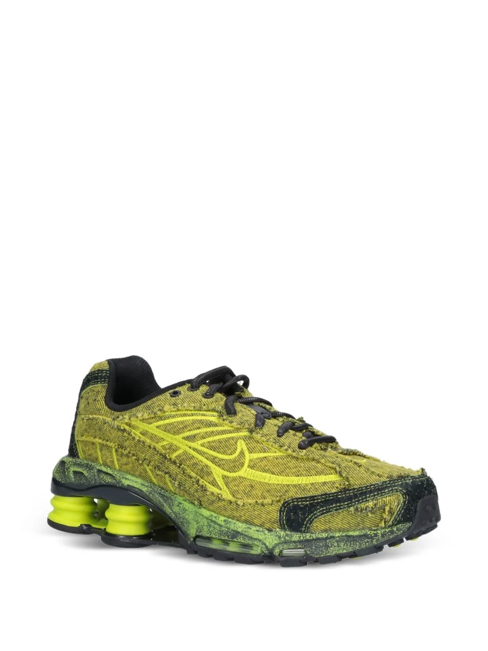Nike Lace-Up Fastening Distressed Effect Sneakers - Image 7