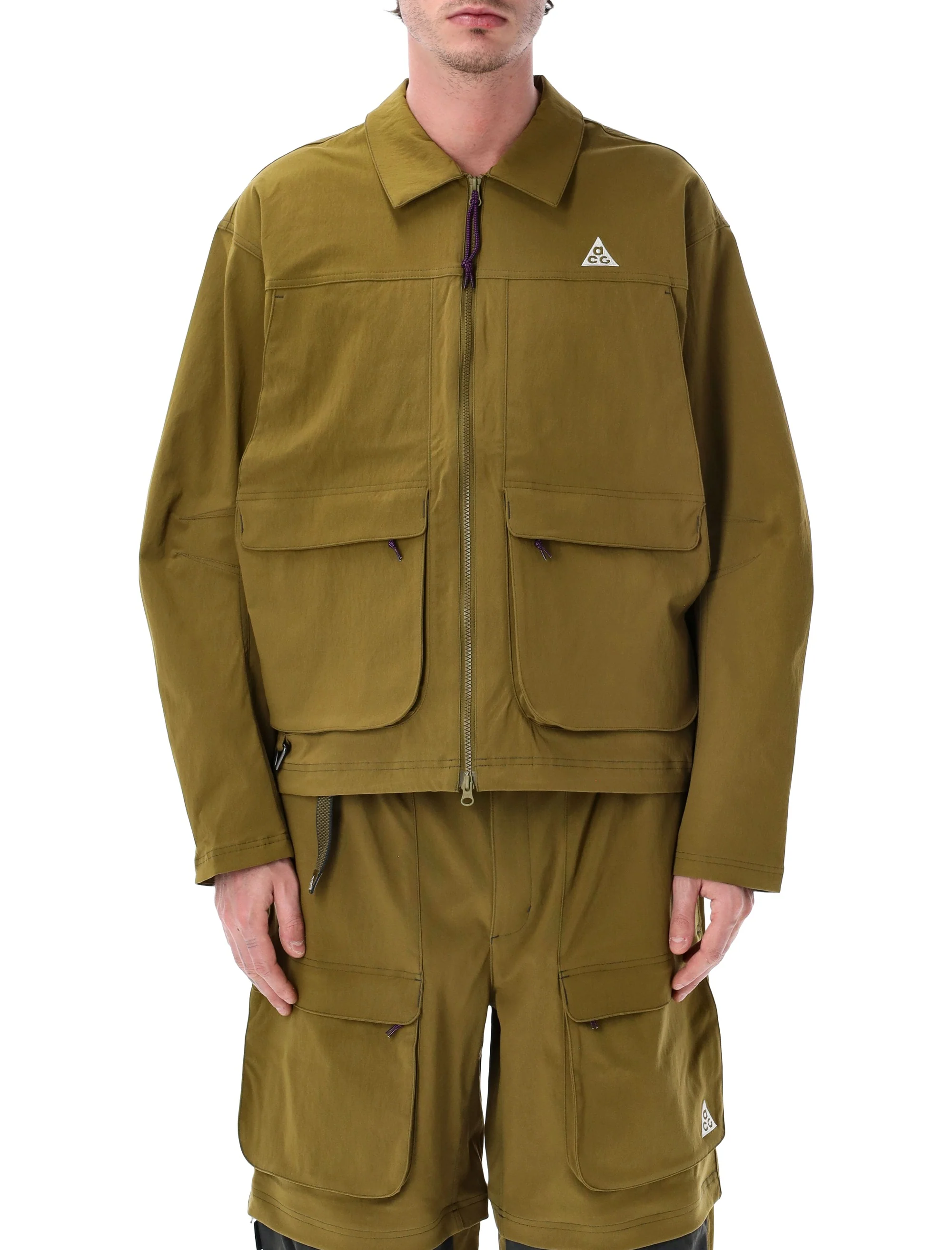 Nike Men's Midweight UV-Blocking Canvas Jacket - Size L
