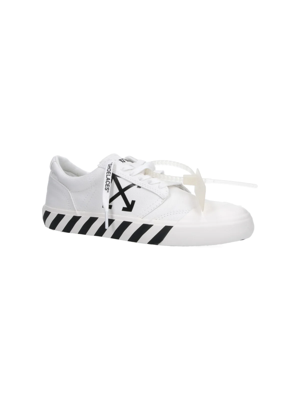 Off-white Cotton Canvas Sneakers for Men - Image 2