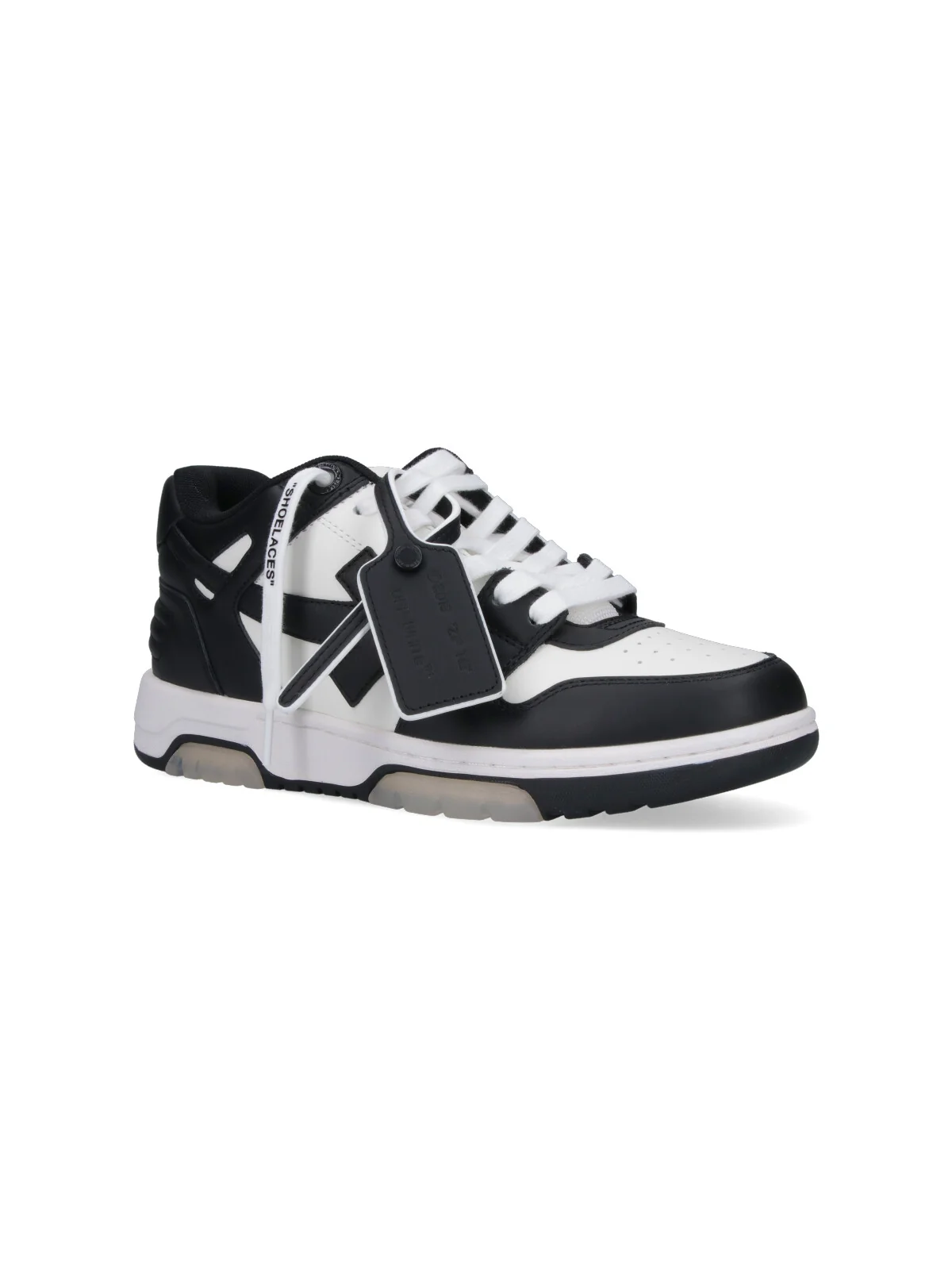 Off-white Leather Sneaker with Recycled Lining - Image 3