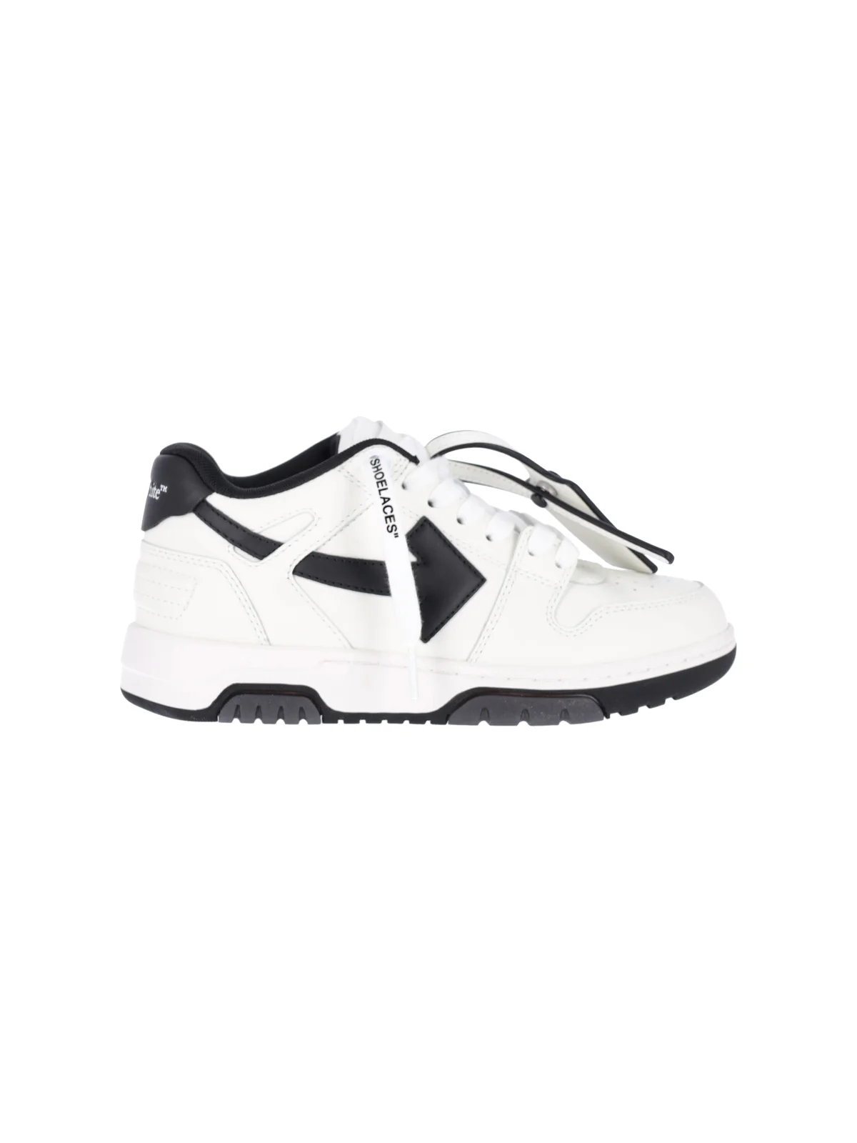 Off-white Women’s Bovine Leather and Rubber Sneakers